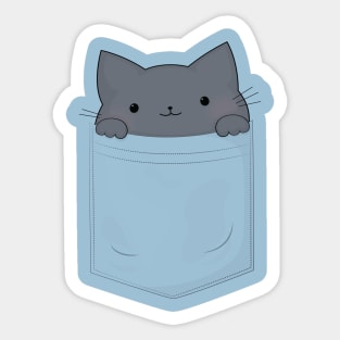 Pocket Cat Sticker